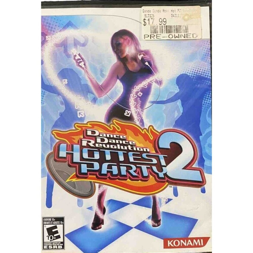 Dance Dance Revolution Hottest Party 2 Nintendo Wii Clean & Tested Workout Game